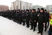 2017 - Развод сотрудников полиции, ДНД и охраны в г. Красноярск